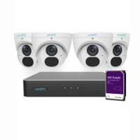 UNIARCH 4CH KIT WITH 4 X 4MP STARLIGHT TURRET & 1TB (IN A KIT BOX) sm